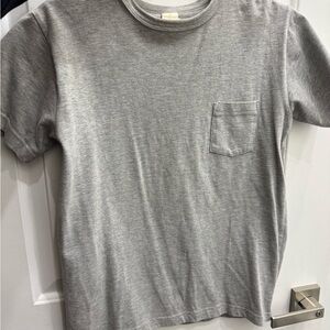 Essential Gray Pocket Tee for Men
